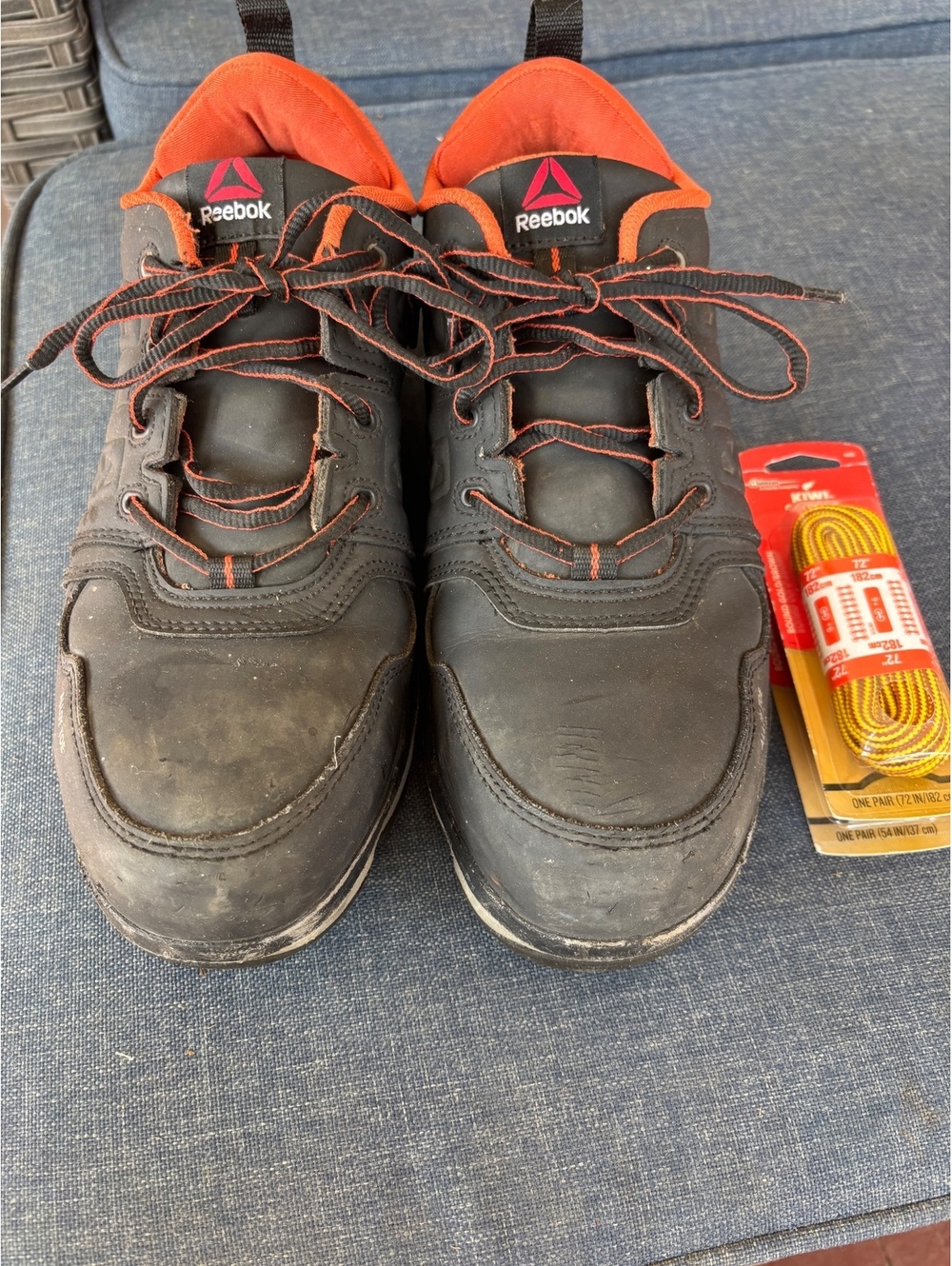 Reebok Steel Toed Work Shoes Mens Size 10.5 Black